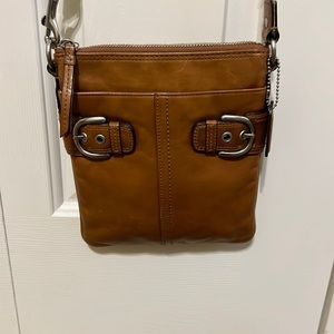 Coach Camel Crossbody Bag!